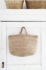 Market basket jute bag s, natural