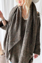 Boucle scarf, taupe