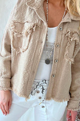 Brooke cotton jacket, beige