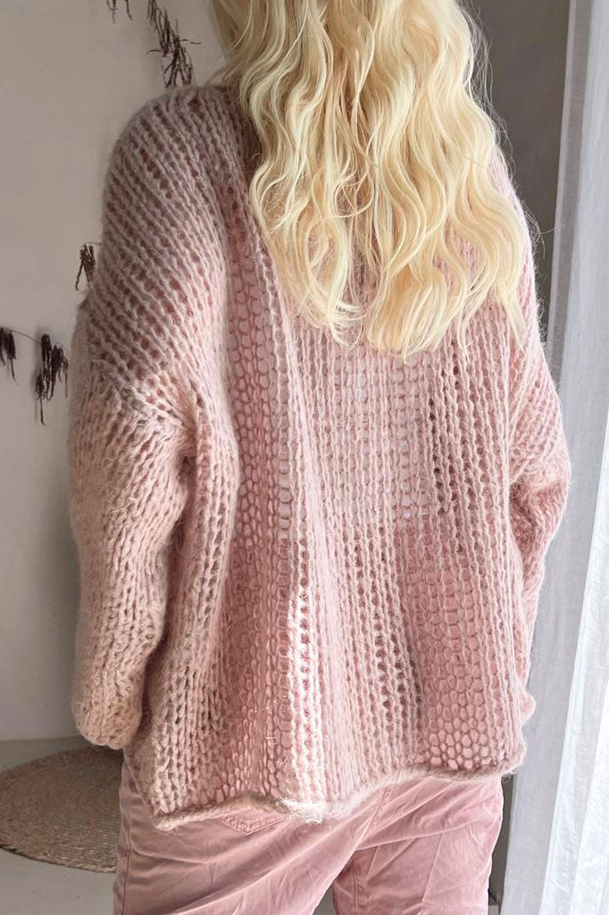 Carole mohair knit, light pink