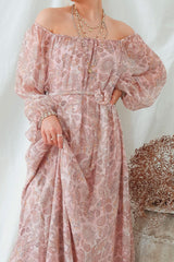 Merilyn viscose dress, roosa