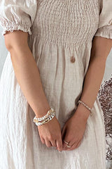 Saga bracelet, white