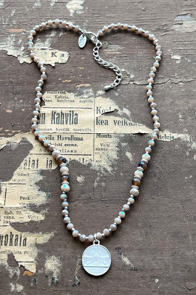 Selma necklace, silver