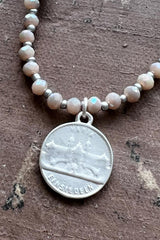 Selma necklace, silver