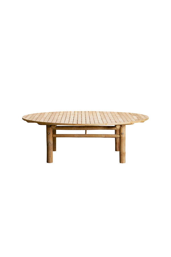 Bamboo lounge table, 140x45cm